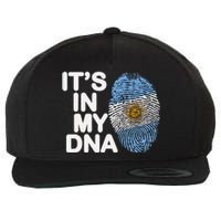 Retro It's In My DNA Argentinian Argentine soccer Wool Snapback Cap