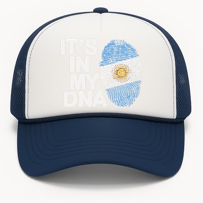 Retro It's In My DNA Argentinian Argentine soccer Trucker Hat