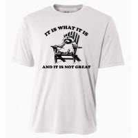 Raccoon It Is What It Is And It Is Not Great Cooling Performance Crew T-Shirt