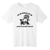 Raccoon It Is What It Is And It Is Not Great Tall Fusion ChromaSoft Performance T-Shirt