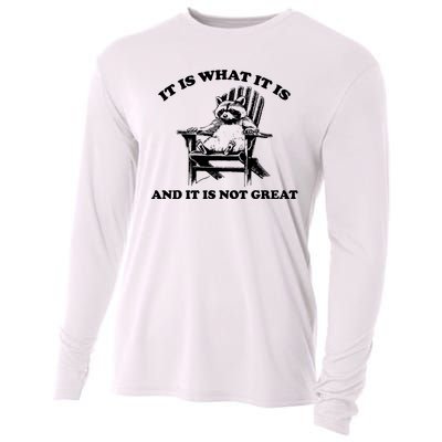 Raccoon It Is What It Is And It Is Not Great Cooling Performance Long Sleeve Crew