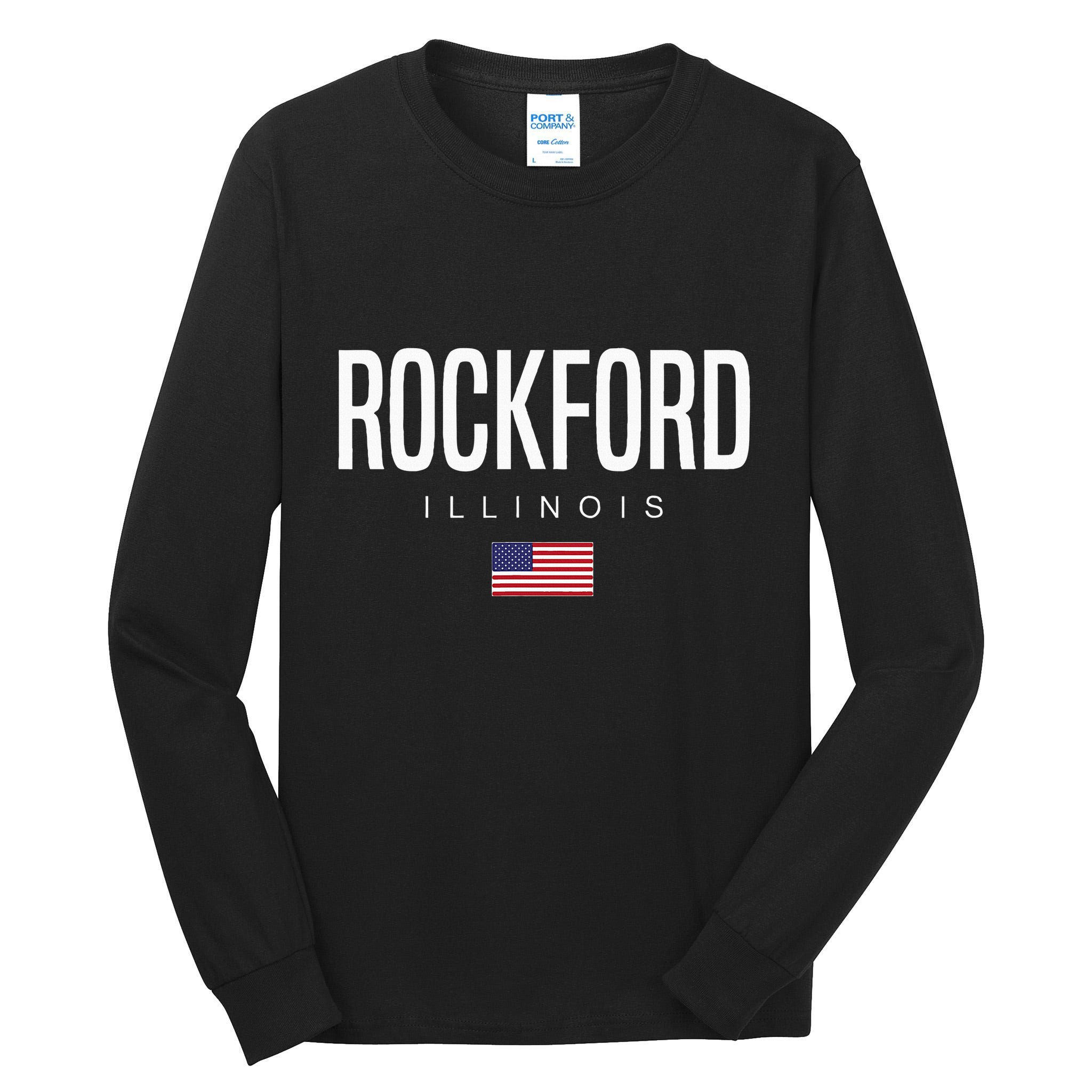Rockford Illinois Il Tall Long Sleeve T-Shirt