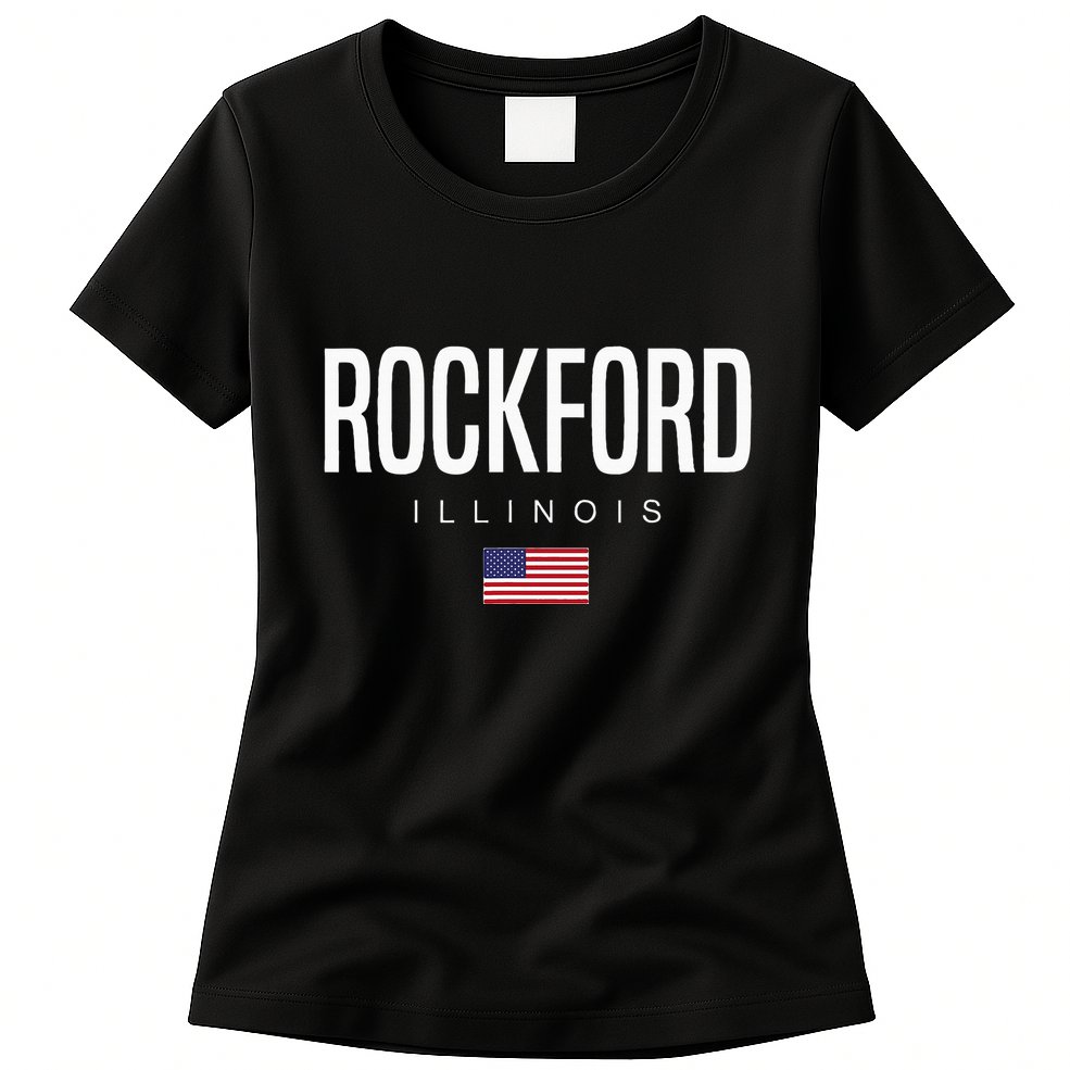 Rockford Illinois Il Womens T-Shirt
