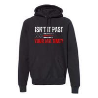 Retro IsnT It Past Your Jail Time Vintage American Flag Premium Hoodie