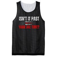 Retro IsnT It Past Your Jail Time Vintage American Flag Mesh Reversible Basketball Jersey Tank