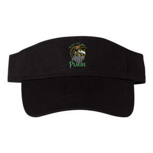 Relax ItS Just A Plague Funny Doctor Middle Age Medicine Valucap Bio-Washed Visor