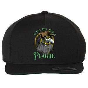 Relax ItS Just A Plague Funny Doctor Middle Age Medicine Wool Snapback Cap