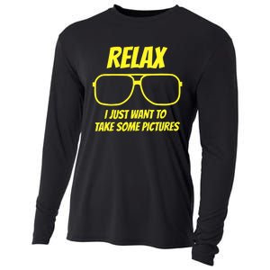 Relax I just want to take some pictures Cooling Performance Long Sleeve Crew