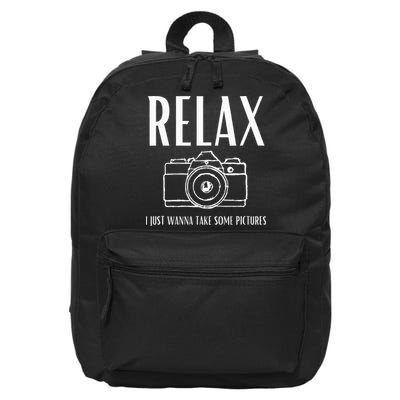 Relax  I just wanna take some pictures  16 in Basic Backpack
