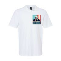 Retro Im Joe Biden And I Forgot This Message Us Flag Softstyle Adult Sport Polo