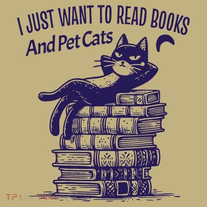 Retro I Just Want To Read Books And Pet Cats Cat Button