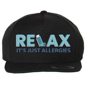 Relax It's Just Allergies Gift Wool Snapback Cap