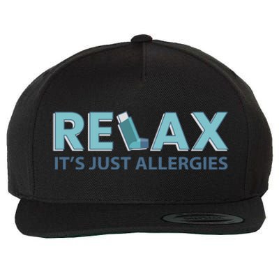 Relax It's Just Allergies Gift Wool Snapback Cap