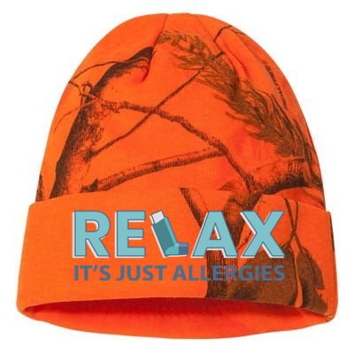 Relax It's Just Allergies Gift Kati Licensed 12" Camo Beanie