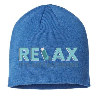 Relax It's Just Allergies Gift Sustainable Beanie