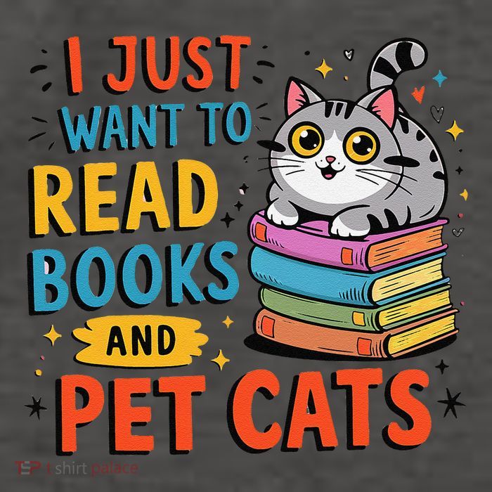 Retro I Just Want To Read Books And Pet Cats Cat Vector Backpack