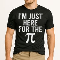 Retro I'm Just Here For The Pi Math Pie Geek Pi Day Performance Shirt