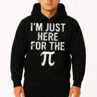 Retro I'm Just Here For The Pi Math Pie Geek Pi Day Hoodie