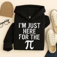 Retro I'm Just Here For The Pi Math Pie Geek Pi Day Hoodie
