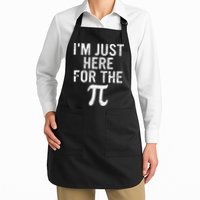 Retro I'm Just Here For The Pi Math Pie Geek Pi Day Apron