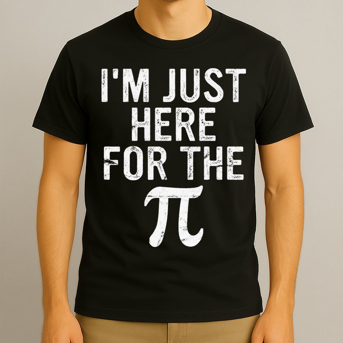 Retro I'm Just Here For The Pi Math Pie Geek Pi Day T-Shirt