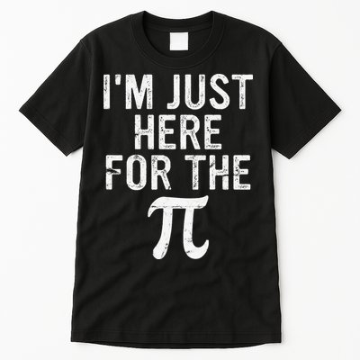 Retro I'm Just Here For The Pi Math Pie Geek Pi Day Tall T-Shirt