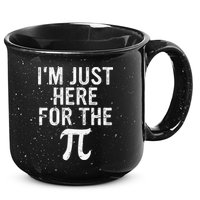 Retro I'm Just Here For The Pi Math Pie Geek Pi Day 15oz Campfire Ceramic Mug
