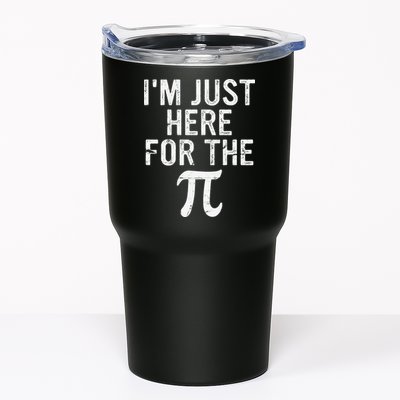 Retro I'm Just Here For The Pi Math Pie Geek Pi Day Tumbler