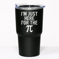 Retro I'm Just Here For The Pi Math Pie Geek Pi Day Tumbler