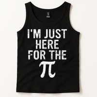 Retro I'm Just Here For The Pi Math Pie Geek Pi Day Tank Top