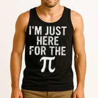 Retro I'm Just Here For The Pi Math Pie Geek Pi Day Tank Top