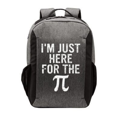Retro I'm Just Here For The Pi Math Pie Geek Pi Day Vector Backpack