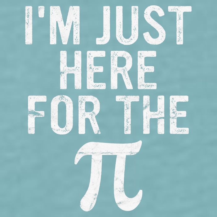 Retro I'm Just Here For The Pi Math Pie Geek Pi Day Sueded Cloud Jersey T-Shirt