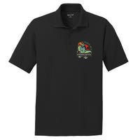 Roaring Into Kindergarten Dinosaur Trex Back To School Gift PosiCharge RacerMesh Polo