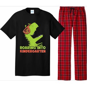 Roaring Into Kindergarten Dinosaur Back To School Pajama Set