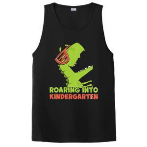 Roaring Into Kindergarten Dinosaur Back To School PosiCharge Competitor Tank