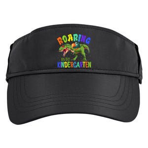 Roaring Into Kindergarten Dinosaur Ready To Crush Boy Adult Drive Performance Visor