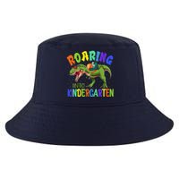 Roaring Into Kindergarten Dinosaur Ready To Crush Boy Cool Comfort Performance Bucket Hat