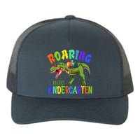 Roaring Into Kindergarten Dinosaur Ready To Crush Boy Yupoong Adult 5-Panel Trucker Hat