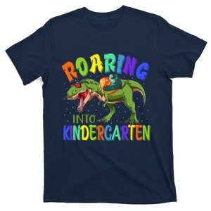 Roaring Into Kindergarten Dinosaur Ready To Crush Boy T-Shirt