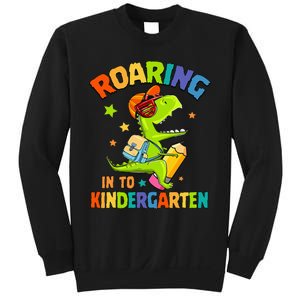 Roaring Into Kindergarten Dinosaur Back To School Sweatshirt