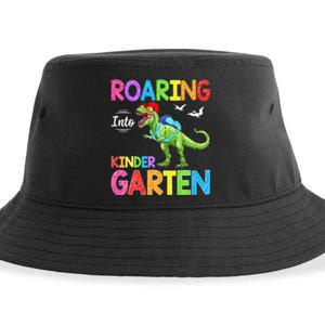 Roaring Into Kindergarten Dinosaur Student Back To School Sustainable Bucket Hat