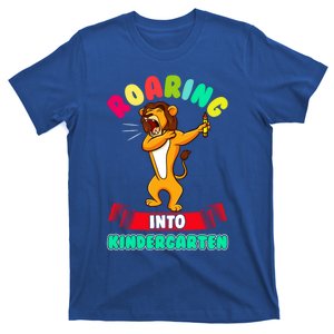 Roaring Into Kindergarten First Day Of School Kindergarten Great Gift T-Shirt