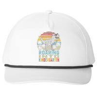 Roaring Into Kindergarten Dinosaur 1st Day Back To School Snapback Five-Panel Rope Hat