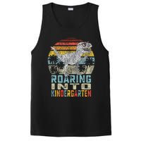 Roaring Into Kindergarten Dinosaur 1st Day Back To School PosiCharge Competitor Tank