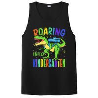 Roaring Into Kindergarten Dinosaur T Rex Back to School PosiCharge Competitor Tank