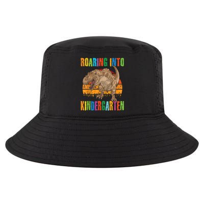 Roaring Into Kindergarten Dinosaur Back To School Boy Girl Cool Comfort Performance Bucket Hat