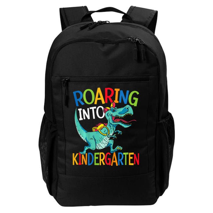 Roaring Into Kindergarten Dinosaur Student Back To School Daily Commute Backpack