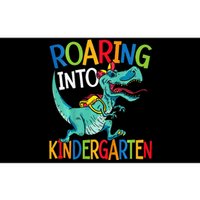 Roaring Into Kindergarten Dinosaur Student Back To School Bumper Sticker