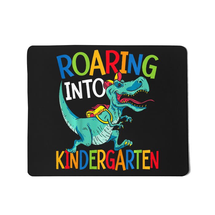 Roaring Into Kindergarten Dinosaur Student Back To School Mousepad